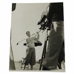 Bobby Jones Large 1936 Warner Bros. Pictures Inc. Initial "How I Play Golf" Scene Photo - B.Jones.36