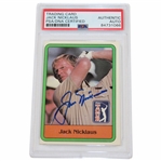 Jack Nicklaus Signed 1981 Donruss Rookie Card PSA/DNA Certified Auto Grade Authentic #84731066