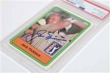 Jack Nicklaus Signed 1981 Donruss Rookie Card PSA/DNA Certified Auto Grade Authentic #84731066