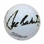 Seve Ballesteros Signed Titleist Masters Logo Golf Ball JSA#YY19245