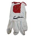 Arnold Palmer Signed LH White Personal ADP Golf Glove JSA ALOA