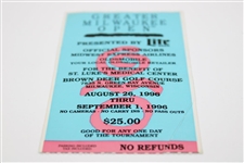 1996 Greater Milwaukee Open Series Ticket - Tiger's Professional Debut
