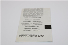 1996 Greater Milwaukee Open Series Ticket - Tiger's Professional Debut