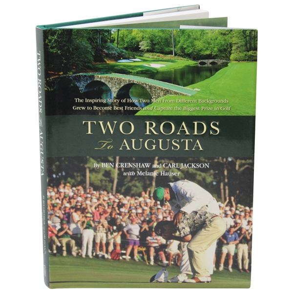 Augusta National Caddy Carl Jackson Signed "Two Roads To Augusta" Book JSA ALOA