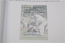 Augusta National Caddy Carl Jackson Signed Two Roads To Augusta Book JSA ALOA