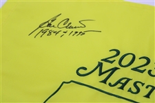 Ben Crenshaw & Carl Jackson Signed 2023 Masters Embroidered Flag JSA ALOA