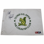 Matthew Fitzpatrick Signed 2022 Us Open Flag JSA #AH61381