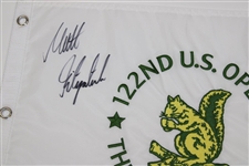 Matthew Fitzpatrick Signed 2022 Us Open Flag JSA #AH61381