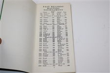 1968 Augusta National GC 'Records of the Masters Tournament 1934-1967 Booklet