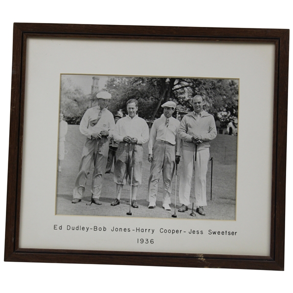 Ed Dudley, Bob Jones, Harry Cooper & Jess Sweetser Display Photo - Framed