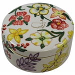 Augusta National Masters Dellarte Ltd Ed #100/100 Hand Painted Floral Ceramic Dish New in Box