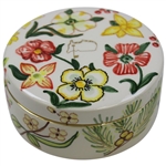 Augusta National Masters Dellarte Ltd Ed #100/100 Hand Painted Floral Ceramic Dish New in Box