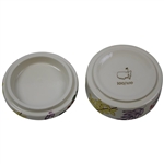 Augusta National Masters Dellarte Ltd Ed #100/100 Hand Painted Floral Ceramic Dish New in Box