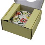 Augusta National Masters Dellarte Ltd Ed #100/100 Hand Painted Floral Ceramic Dish New in Box