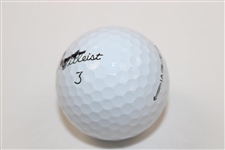 Justin Thomas Signed Titleist Golf Ball JSA ALOA