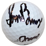 Sam Burns Signed Titleist Golf Ball with Champ x2 JSA ALOA