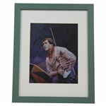 Seve Ballesteros Signed Post Swing Artist Depiction - Framed JSA ALOA