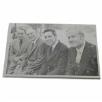 1970 Wire Photo Of Grand Slam Winners Sarazen, Hogan, Player & Nicklaus
