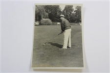 Four (4) Original Golf Themed Images Of Bing Crosby