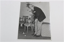 Four (4) Original Golf Themed Images Of Bing Crosby