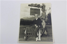 Four (4) Original Golf Themed Images Of Bing Crosby