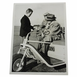 1958 Upi London Bureau Wire Photo Bobby Jones at World Am Team Golf