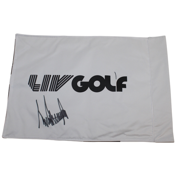 Donald Trump Signed LIV Golf Flag JSA FULL #XX97327