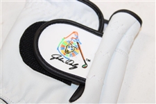 John Daly's Signed Personal 'The Lion' Logo Left-Handed White Golf Glove JSA ALOA