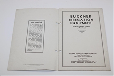 1933 Buckner Irrigation Equipment Booklet 1933 - Wendell Miller Collection