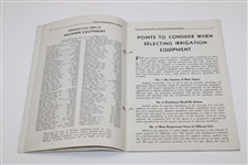 1933 Buckner Irrigation Equipment Booklet 1933 - Wendell Miller Collection