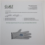 John Daly's Signed Personal 'The Lion' Logo Left-Handed White Golf Glove JSA ALOA