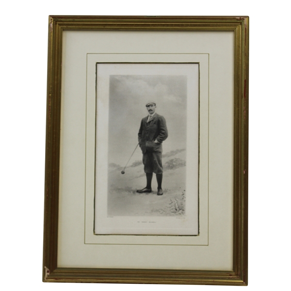 Mr. Robert Maxwell Copywright Elliott & Fry Drawing - Framed