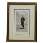 Mr. Robert Maxwell Copywright Elliott & Fry Drawing - Framed