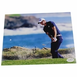 Dustin Johnson Signed Chip Out of Bunker 8x10 Photo JSA