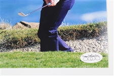 Dustin Johnson Signed Chip Out of Bunker 8x10 Photo JSA