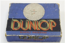 1930's Dunlop Maxfli Recessed Dozen golf Ball Box
