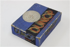 1930's Dunlop Maxfli Recessed Dozen golf Ball Box