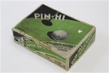 1930's North British Pin-Hi Rcessed Dozen Golf Ball Box