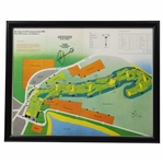 Seve Ballesteros Signed 1984 The OPEN at Old Course St. Andrews Foldout - Framed JSA ALOA