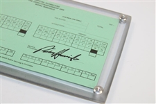 Winner Padraig Harrington Signed 2008 Open at Royal Birkdale Official Scorecard JSA ALOA