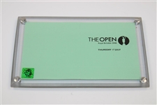 Winner Padraig Harrington Signed 2008 Open at Royal Birkdale Official Scorecard JSA ALOA