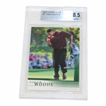 2001 Tiger Woods Upper Deck Rookie Card BGS #0001437278 NM-MT+ 8.5