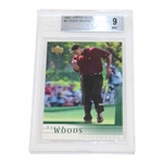 2001 Tiger Woods Upper Deck Rookie Card Beckett #0001394943 Mint 9