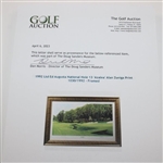 1992 Ltd Ed Augusta National Hole 13 'Azalea' Alan Zuniga Print 1030/1992 - Framed
