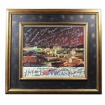 Multi-Signed 1993 Las Vegas Senior Classic Poster - Framed JSA ALOA