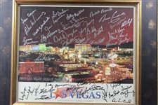 Multi-Signed 1993 Las Vegas Senior Classic Poster - Framed JSA ALOA