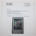 Multi-Signed 1993 Doug Sanders Celebrity Classic Poster - Framed JSA ALOA