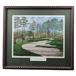 Augusta National Golf Club 10th Hole in April Garner Print - Framed