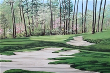 Augusta National Golf Club '10th Hole in April' Garner Print - Framed