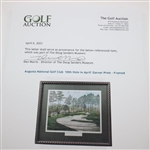 Augusta National Golf Club '10th Hole in April' Garner Print - Framed